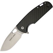 Viper 5940FC Kyomi Stonewash Framelock Folding Pocket Knife with Carbon Fiber Front Handle