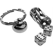 Lion Steel TDDIN Set of 2 Dice Stainless Steel Construction