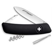 Swiza 1010 D01 Swiss Pocket Knife with Black Handle