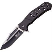 MTech A951BK Assisted Opening Black Assisted Opening Linerlock Folding Pocket Knife