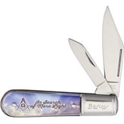 Novelty 282 Masonic Barlow Folding Pocket Knife with Stainless Constrution Blade