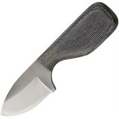 Anza BUM Fixed Blade Knife with Micarta Black Canvas Handle