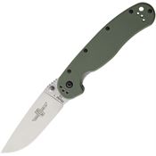 Ontario 8867OD Rat 1 OD Green Linerlock Folding Pocket Knife