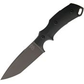 Bastinelli 04V2 RED V2 Black PVD Fixed Blade Knife