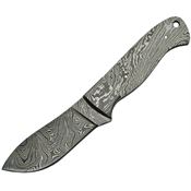 Damascus DM2729DM Skinner Fixed Blade Knife with Damascus Steel Bolster Construction