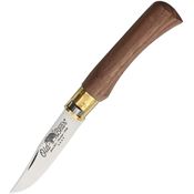 Old Bear 930717 Small Folder Folding Knife with Aged Oil-Treated Handle