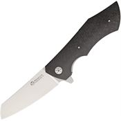 Maserin 378CN AM-2 Black CF Linerlock Folding Pocket Knife