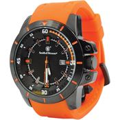 Smith & Wesson W397OR Trooper Watch with Orange Rubber Strap