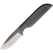 Anza WK6M 2-3/4 Inch Fixed Blade Knife with Black Canvas Micarta Handle