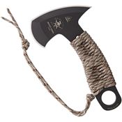 TOPS MHAWK01 Micro Hawk Axe with Camouflage Paracord Wrapped Handle