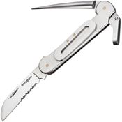 Magnum M01SC725 Catamaran Sailor's Part Serrated Sheepsfoot Linerlock Folding Pocket Knife