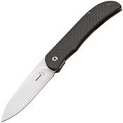 Boker Plus 01BO135 Exskelibur I Framelock CF Knife with Stainless Steel Construction Blade