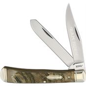 Marbles 358 Ram's Horn Trapper Folding Knife with Stainless Steel Construction Blade