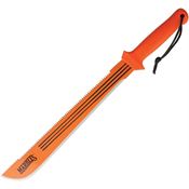 Marbles 394 18 Inch Sawback Machete with Orange Polypropylene Construction