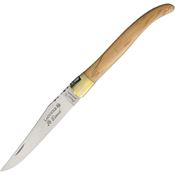 Robert David L0212OLI Laguiole Folder Olive Wood Linerlock Pocket Knife