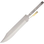 Blank 614 Bowie Blade Knife with Carbon Steel Construction Blade