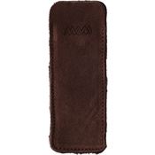 MAM 3000B Leather Slip Pouch Brown with Leather Construction