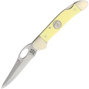 Bear & Son C3149L Cowhand Yellow Lockback Folding Pocket Knife