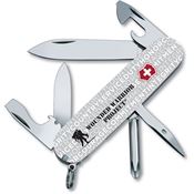 Swiss Army 55073 Wounded Warrior Tinker Gray Folding Pocket Knife with Stainless Construction