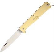 Mercator 10701 Small Mercator Carbon Folding Knfie with Brass Handle