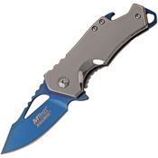 MTech A882SBL Blue Assisted Opening Framelock Folding Pocket Knife