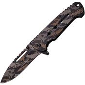 Tac Force 921CD Assisted Opening Linerlock Folding Pocket Knife with Digital Camo Coated Handle