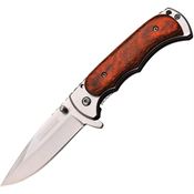 Tac Force 934WD Pakkawood Assisted Opening Linerlock Folding Pocket Knife