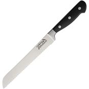 XYZ Brands 1604A Bread Knife with Black Synthetic Handle