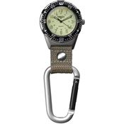 Dakota 3867 Back Packer Clip Watch Tan