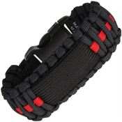 Survco Tactical 01R Para Cord Watch Band Red Line