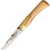 Antonini SOS 930717LU Small Folder Folding Knife with Olive Wood Handle