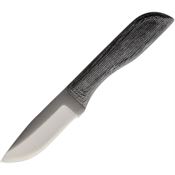 Anza WK5M Standard Edge Blade Knife with Black Canvas Micarta Handle