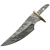 Blank SODMB5 Damascus Blade Knife with Stainless Steel Construction