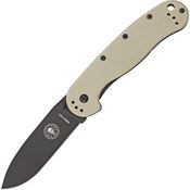 ESEE 1302DTB Avispa Tan/Black D2 Framelock Folding Pocket Knife