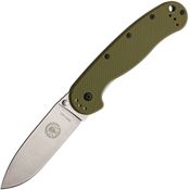 ESEE 1302OD Avispa Green D2 Framelock Folding Pocket Knife