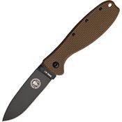 ESEE R2CBB Zancudo Br/Blk D2 Framelock Folding Pocket Knife