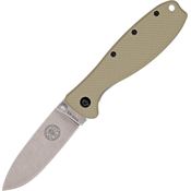 ESEE R2DT Zancudo Tan D2 Framelock Folding Pocket Knife