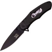 Dark Side 050BS Keyhole Black Assisted Opening Linerlock Folding Pocket Knife