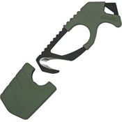 Gerber 1943 Strap Cutter Green with Stainless Steel Construction