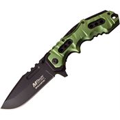 MTech A953GN Green Assisted Opening Linerlock Folding Pocket Knife