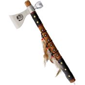 Frost 19602 Tomahawk Axe with Leather Wrapped Wood Handle