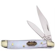 Frost SW107SMOP Steel Warrior Peanut Folding Knife with Mother of Pearl Handle