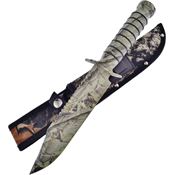Frost WT700 Whitetail Bowie Camo Fixed Blade Knife