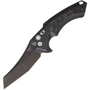 Hogue 34549 X5 Folder Wharncliffe Knife with Black Aluminum Handle