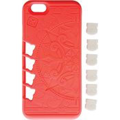 Klecker TS103CR Stowaway EDC iPhone Case Coral with TPU Construction