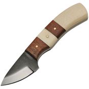 Sawmill 0021 Filework Hunter Fixed Standard Blade Knife with Bone and Wood Handles