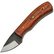 Sawmill 0022 Color Hunter Fixed Standard Edge Blade Knife with PakkaWood Handle