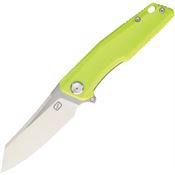 Stedemon ZKCC028 ZKC C02 Tanto Point Blade Linerlock Folding Pocket Knife with Green G10 Handle