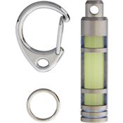 TEC Accessories 29 1 1/2 Inch Embrite Glow Fob Titanium with Titanium Construction