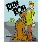 Tin Signs 2092 16 x 12 1/2 Inch Scooby Doo Ruh Roh